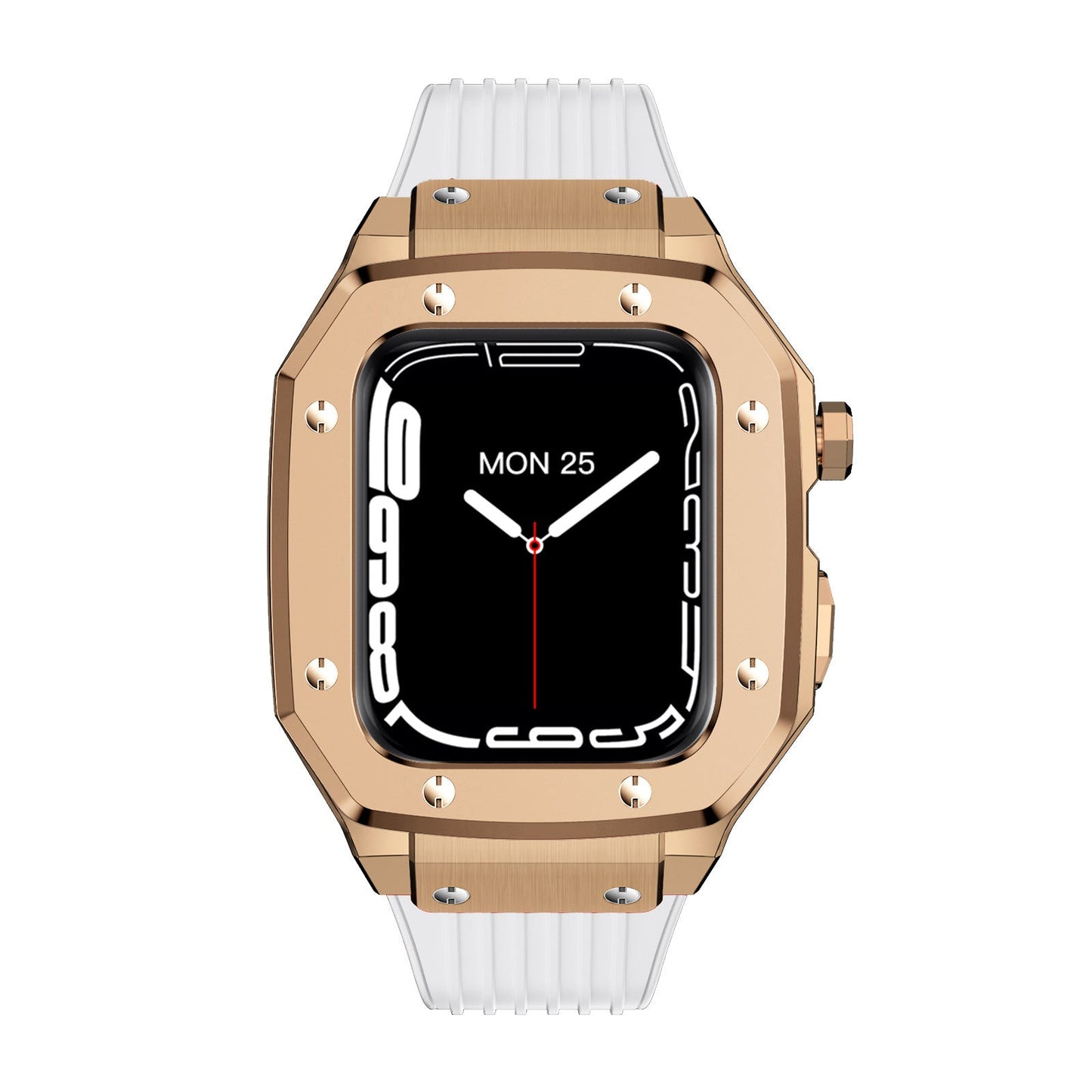 Luxury Metal Case Strap For Apple Watch Series