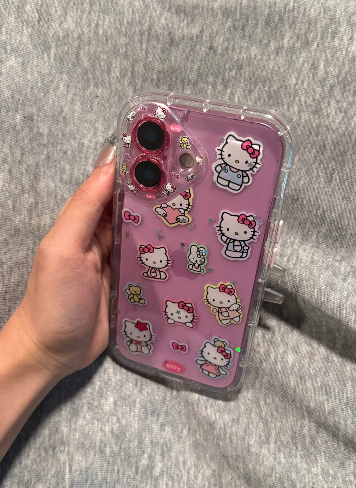 Kitty Clear Cute Kawaii Phone Case