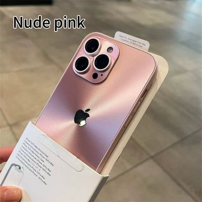 Multicolor frosted anti-fingerprint mobile phone case