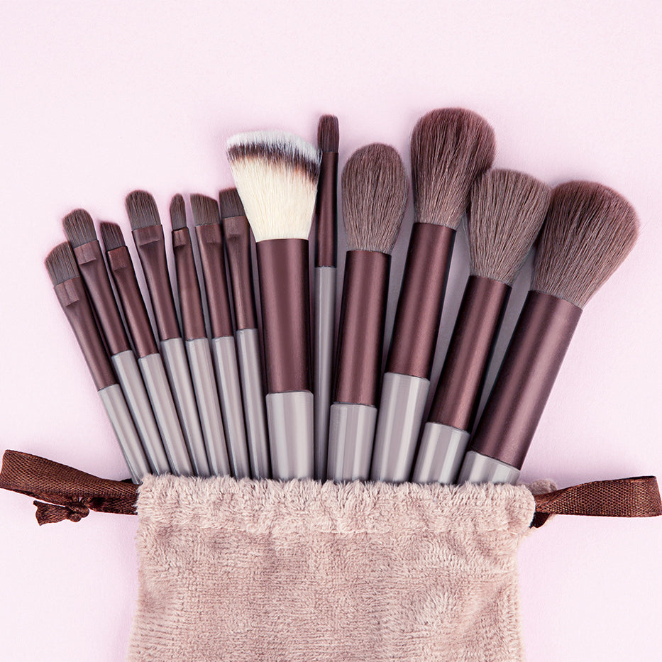 13Pcs Soft Fluffy Makeup Brushes Set for cosmetics Foundation Blush Powder Eyeshadow Kabuki Blending Makeup brush beauty tool