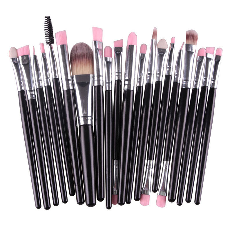 20pcs/Set Makeup Brushes Eyeshadow Eyeliner Kit Eyelash Brush