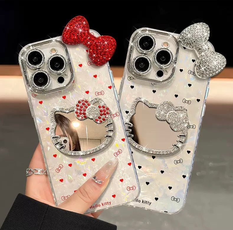 Kitty Cat Mirror Bracelet Phone Case