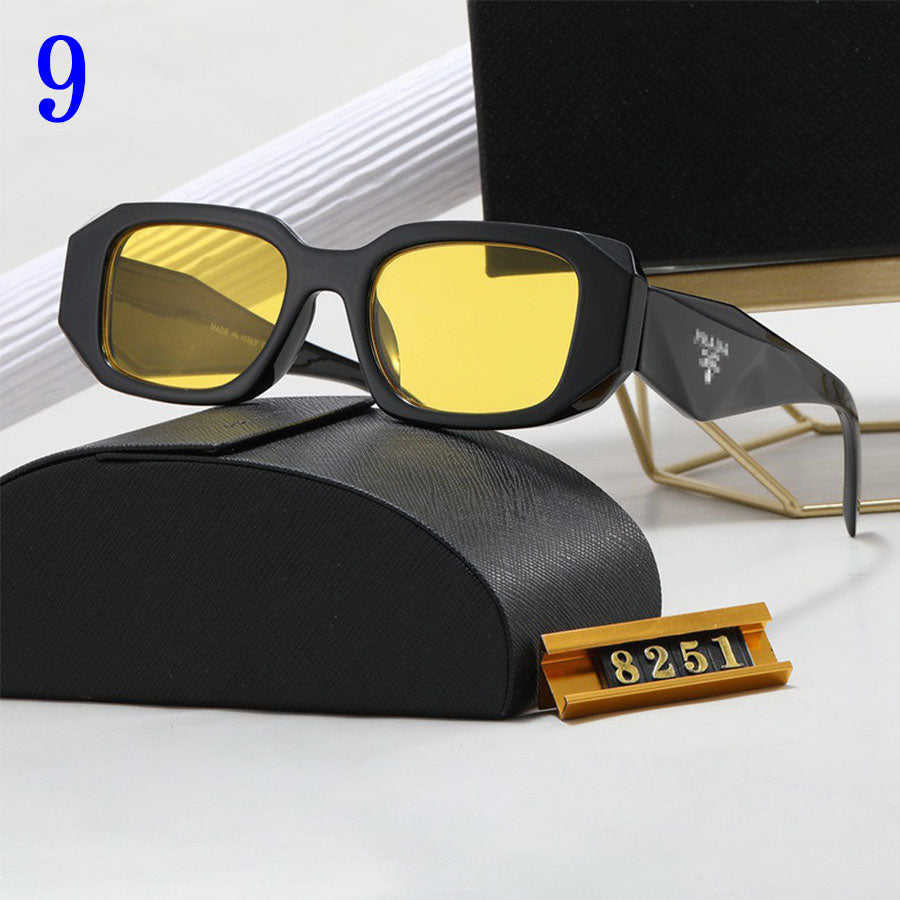 Insta Influencer Fashion Square Frame Plain Glasses Sunglasses Men Women Classic Travel Optical Glasses