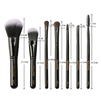 7 Makeup Brushes Set With Diamond Brush Bucket Foundation Blush Beauty Tool