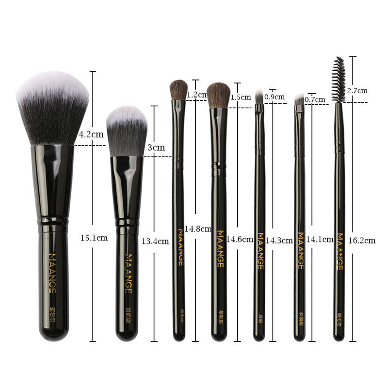 7pcs Makeup Brushes Set Diamond Brush Bucket Foundation Blush Beauty Tool