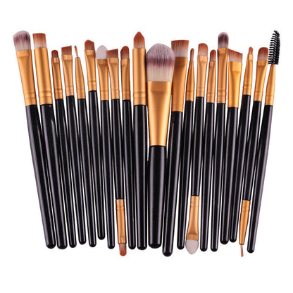 20pcs/Set Makeup Brushes Eyeshadow Eyeliner Kit Eyelash Brush