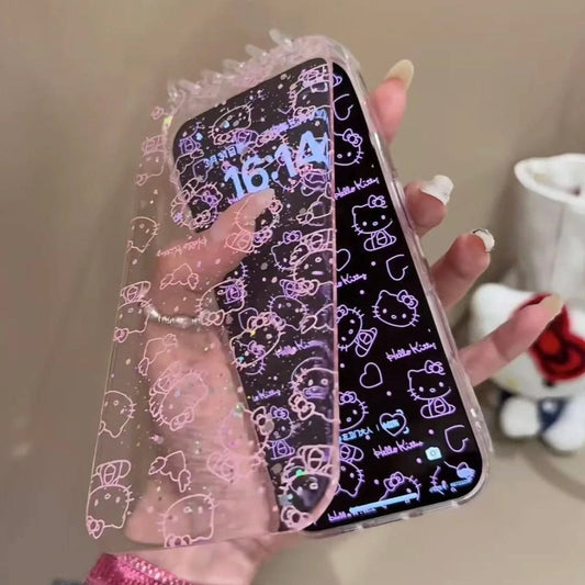 Hello Kitty flip cover laptop phone case