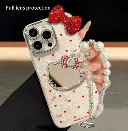 Kitty Cat Mirror Bracelet Phone Case