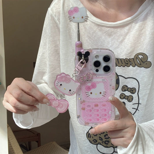 Pink bow Kitty mobile phone case