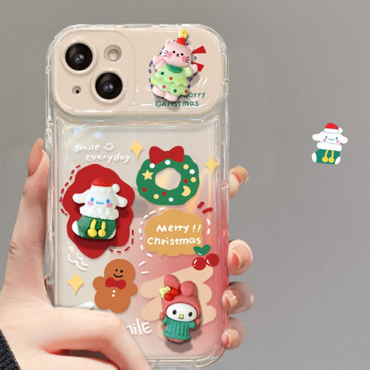 Christmas Doll Flip Mirror Phone Case