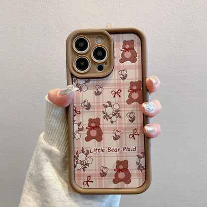 Coque souple en silicone antichoc avec cordon et motif léopard pour iPhone 17, 16, 15, 14, 13, 12, 11 Pro Max, X, XR, XS, 7, 8 Plus