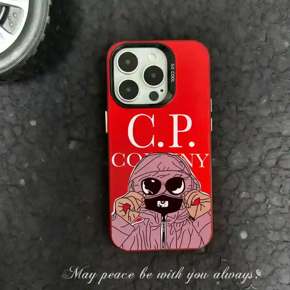 C.P IMD Laser Back Cover Couple Phone Case For iPhone