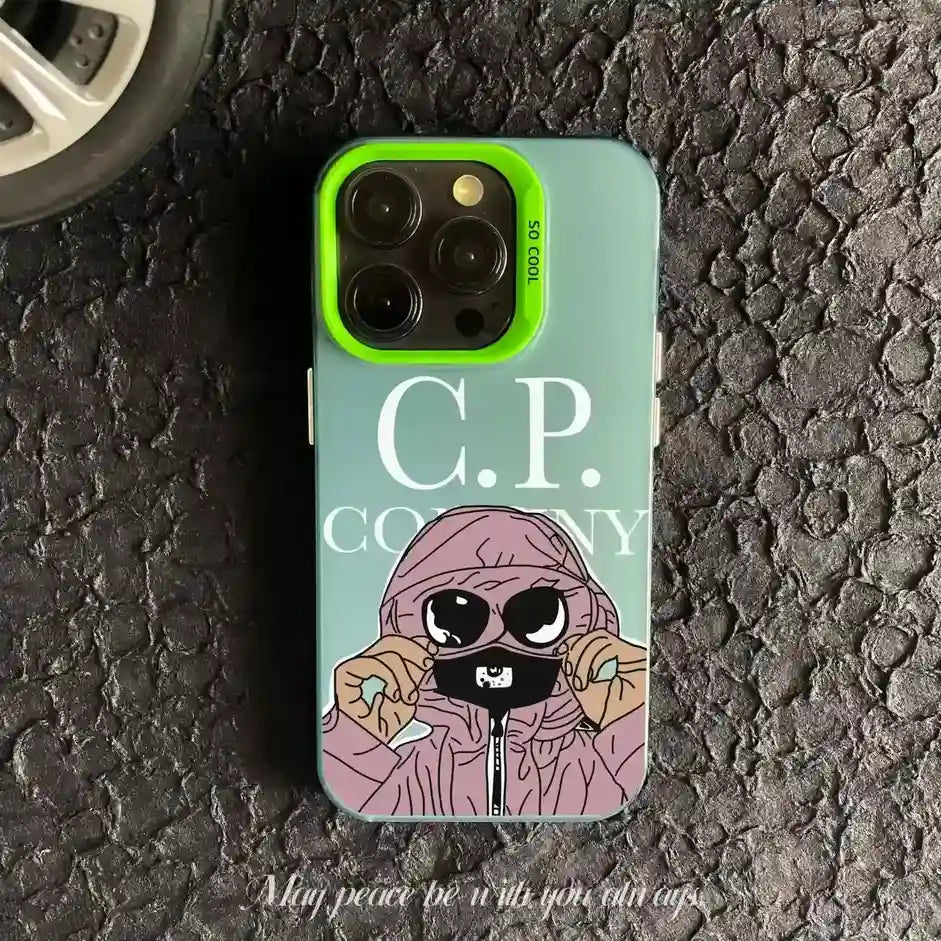 C.P IMD Laser Back Cover Couple Phone Case For iPhone