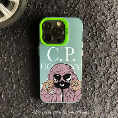 C.P IMD Laser Back Cover Couple Phone Case For iPhone
