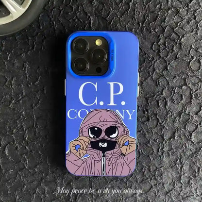 C.P IMD Laser Back Cover Couple Phone Case For iPhone