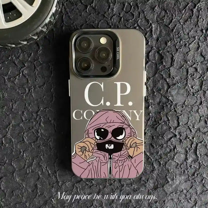 C.P IMD Laser Back Cover Couple Phone Case For iPhone