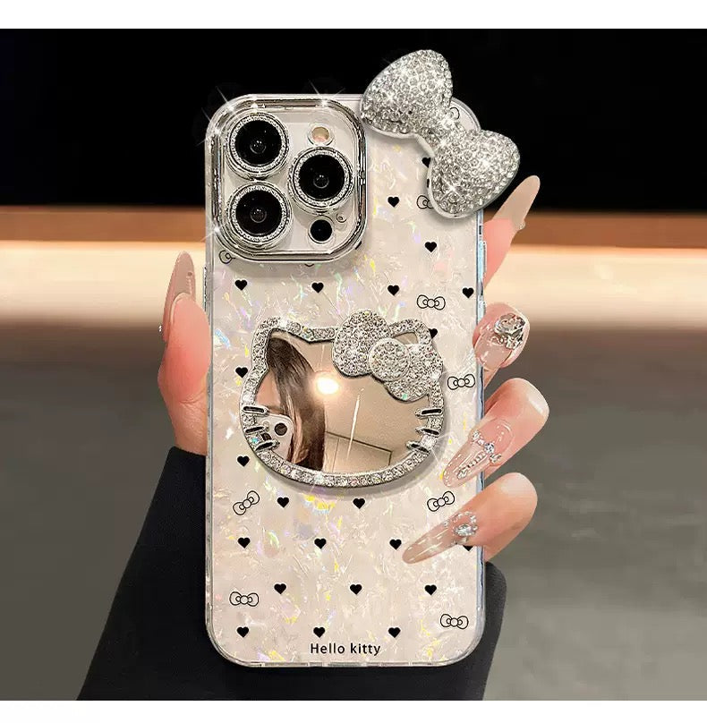 Kitty Cat Mirror Bracelet Phone Case