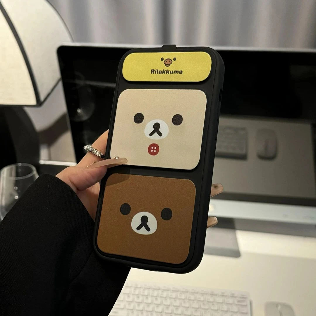 Cartoon Kitty Foldable Phone Case For iPhone 17 16 15 14 13 12 Pro Max Plus 11