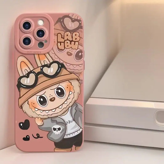 Cartoon LLabu Doll Phone Case for iPhone