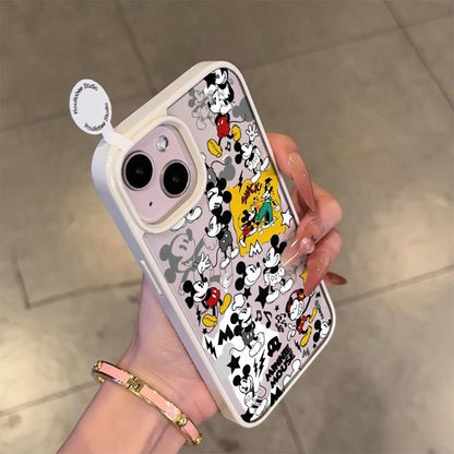 Coque transparente pour iPhone avec motif Mickey Mouse