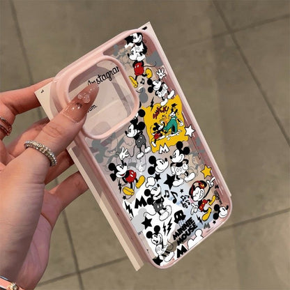Coque transparente pour iPhone avec motif Mickey Mouse