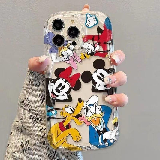 Cartoon Mick Mouse Duck Party Phone Case for iPhone 17 Air 16 15 14 13 12 11 Pro Max X XR XS Max 7 8 Plus