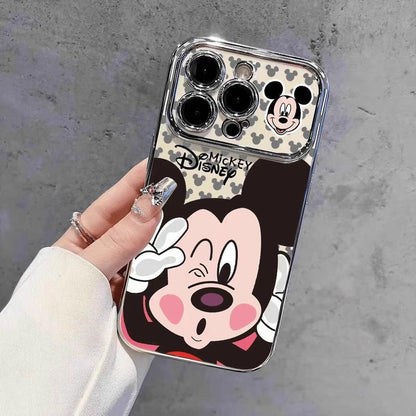 Cute Mick Cartoon Mouse TPU Protective Case for iPhone 17 Air 16 15 14 13 12 11 Pro Max Plus X Xr 7 8