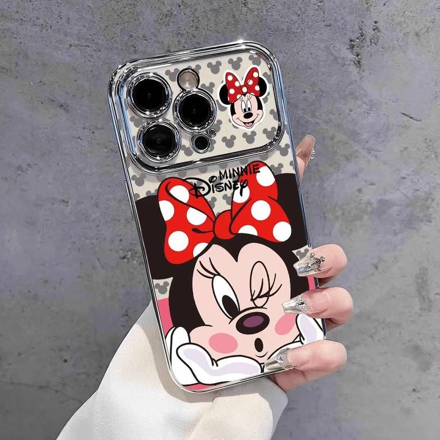 Cute Mick Cartoon Mouse TPU Protective Case for iPhone 17 Air 16 15 14 13 12 11 Pro Max Plus X Xr 7 8