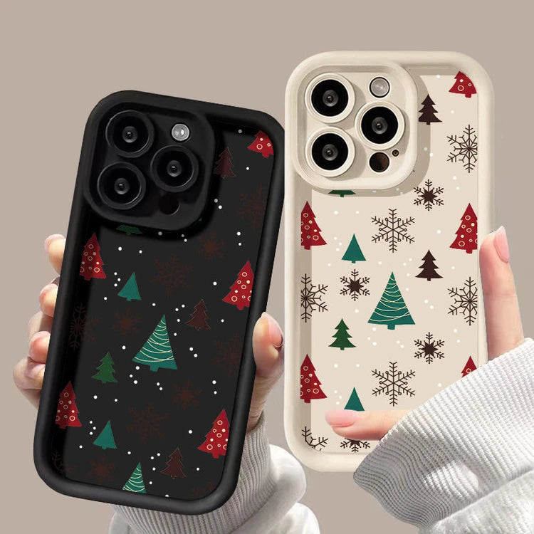 Creative Santa Tree Creative Silicone Phone Case for iPhone
