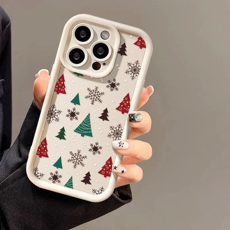 Creative Santa Tree Creative Silicone Phone Case for iPhone