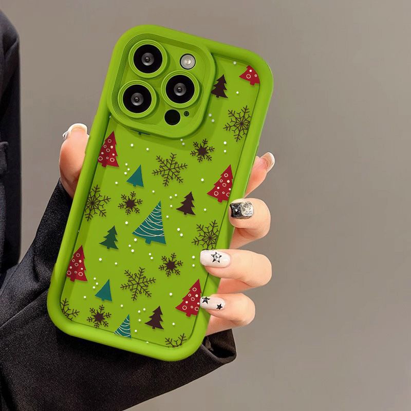 Creative Santa Tree Creative Silicone Phone Case for iPhone