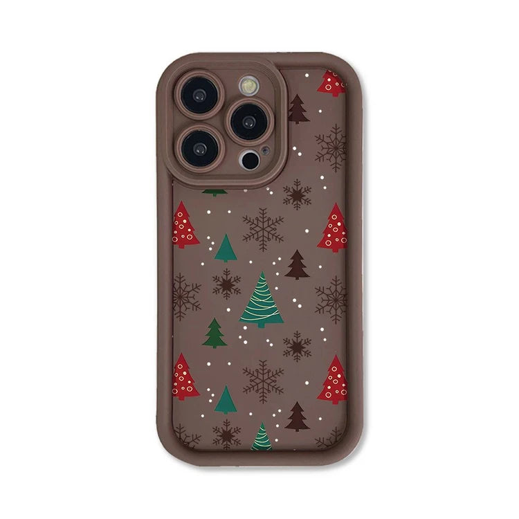 Creative Santa Tree Creative Silicone Phone Case for iPhone
