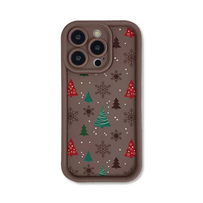 Creative Santa Tree Creative Silicone Phone Case for iPhone