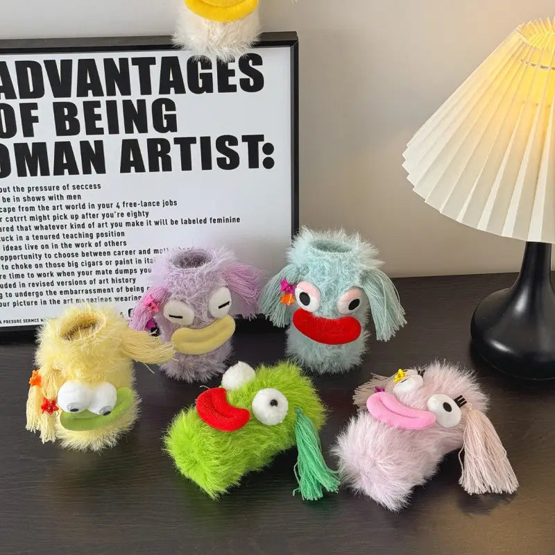 Thick Warm Clown with Sausage Lips Wool Cashmere Mid-calf Socks