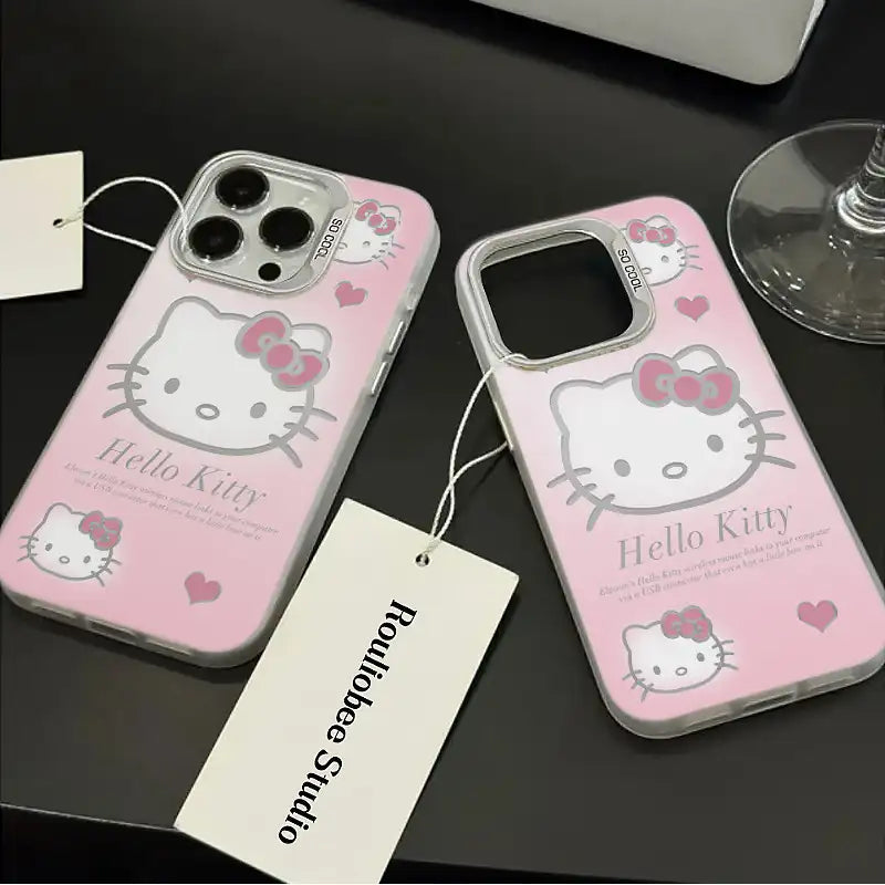 Cute Kitty Heart Phone Case For iPhone Back Cover