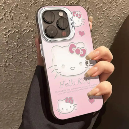 Cute Kitty Heart Phone Case For iPhone Back Cover