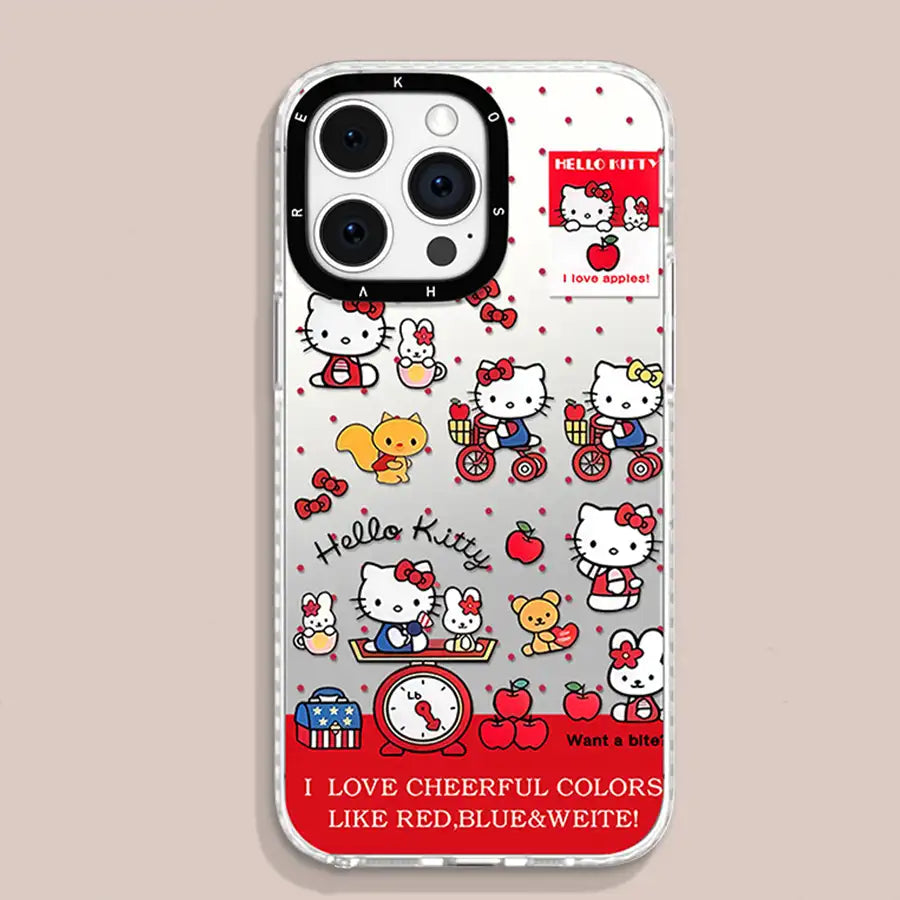 Cute Kitty Magsafe Case For iPhone With 360 Degree Foldable Grip Back Cover