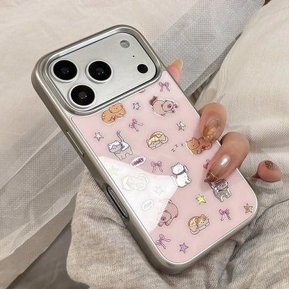 Cute Pink Cat Kitty Case For iPhone 17 16 15 14 13 12 Pro Max Plus 11 XR