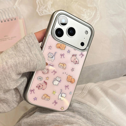 Cute Pink Cat Kitty Case For iPhone 17 16 15 14 13 12 Pro Max Plus 11 XR