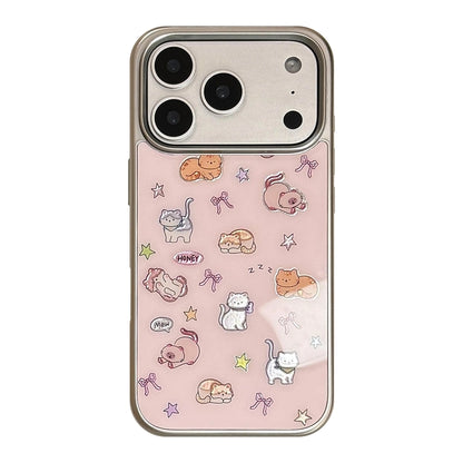 Cute Pink Cat Kitty Case For iPhone 17 16 15 14 13 12 Pro Max Plus 11 XR