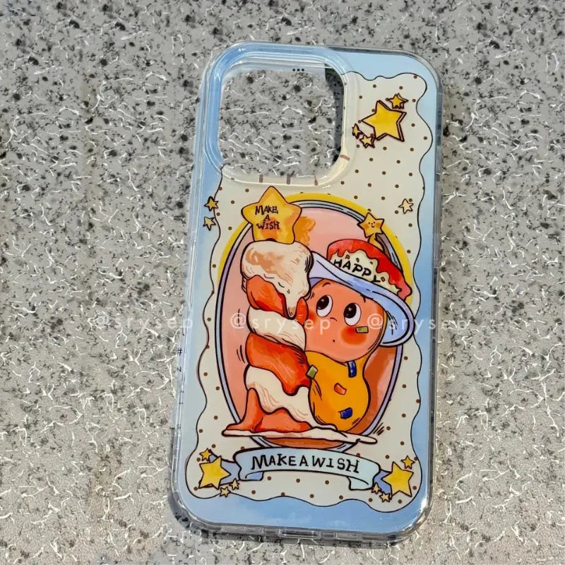 Cute Twinkle Star Magnetic Phone Case For iPhone Magnetic Grip Back Cover