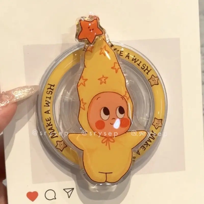 Cute Twinkle Star Magnetic Phone Grip