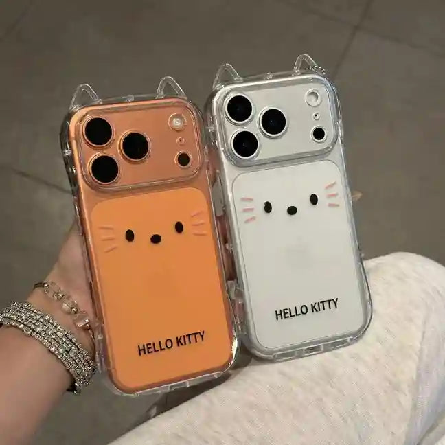 Cuteness Kitty Clear Phone Case for iPhone All 17 16 15 14 13 12 11 X Series