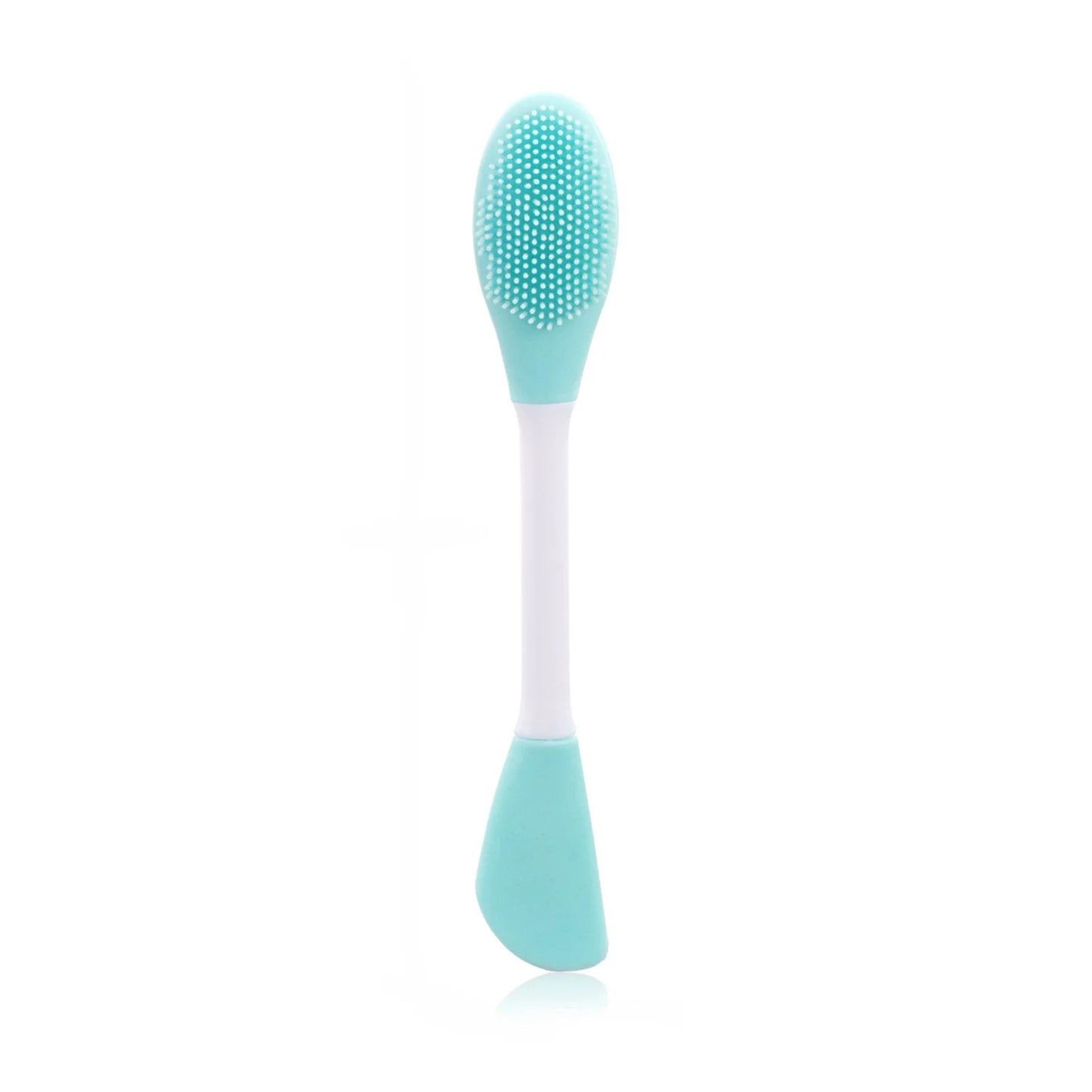 Double Head Facial Mask Brush Silicone Applicator Spoon Spatula Stirring Stick Women Skin Face Cleansing Care Home Makeup Tools