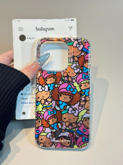 Tan Kitty Color Laser Cute Kawaii Phone Case
