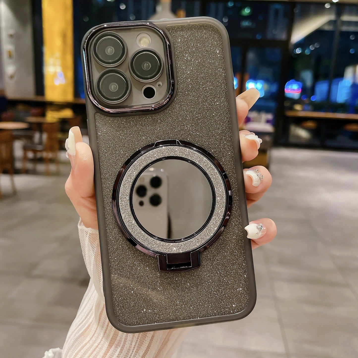 Mirror bracket phone case