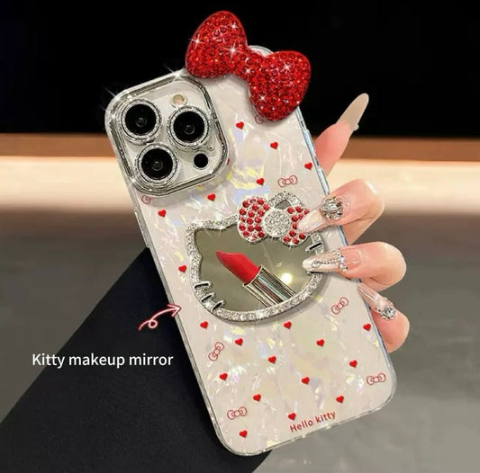 Kitty Cat Mirror Bracelet Phone Case