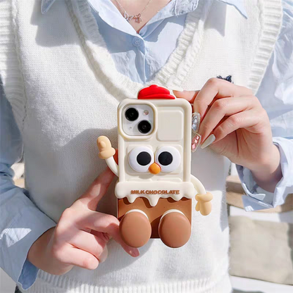 Cute Cartoon Chocolate Figurine Stand