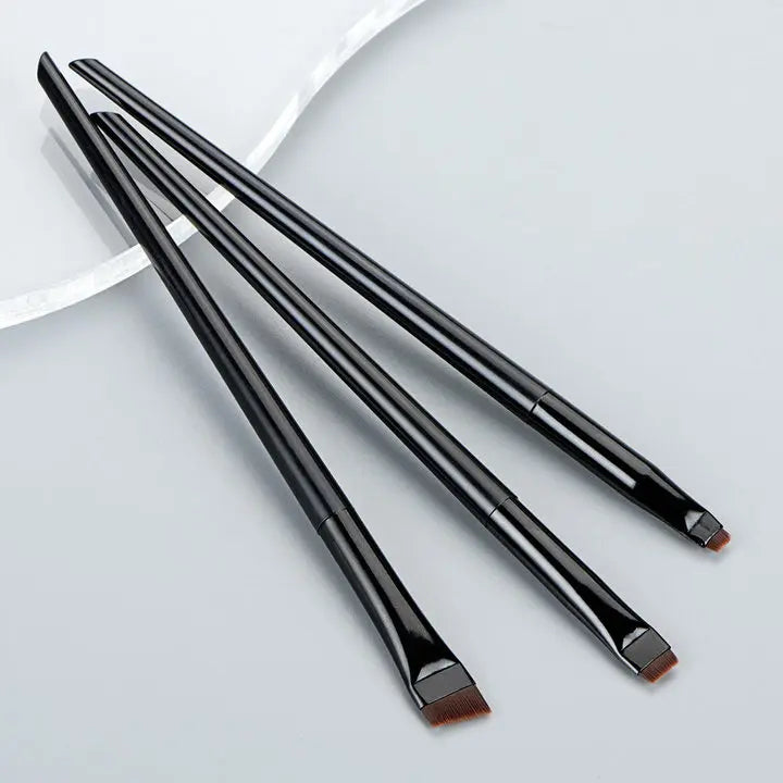 Fireflies 4pcs Blade Makeup Brushes Angled Thin Eyebrow Brush Flat Fine Eyeliner Brush Professional Liner Brow Make Up Tools