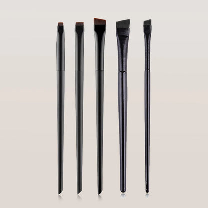 Fireflies 4pcs Blade Makeup Brushes Angled Thin Eyebrow Brush Flat Fine Eyeliner Brush Professional Liner Brow Make Up Tools